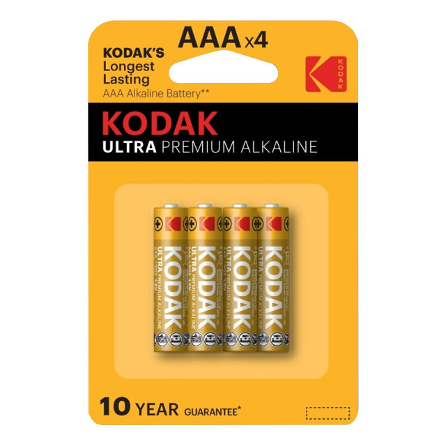 Батарейка KODAK ultra digital LR03 AAА блистер 4шт